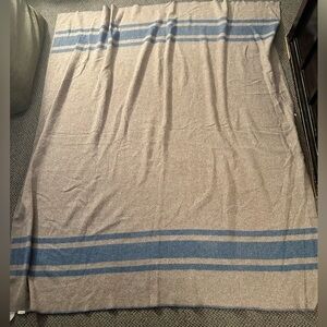 Beaver Wool Blanket Made In Canada  60 X 80